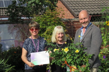 Mary Griffiths winner of Best Garden v2