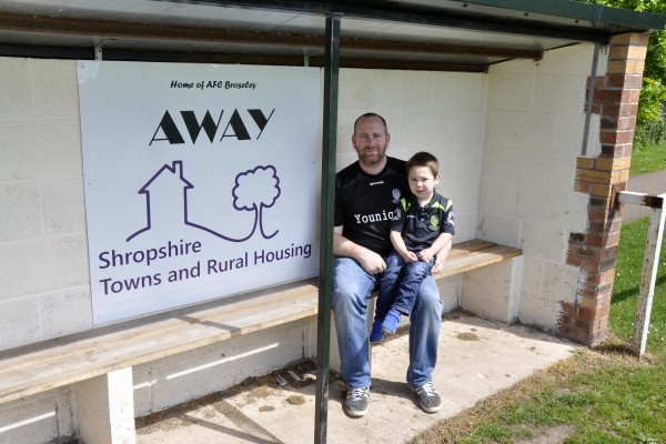AFC Broseley dug out
