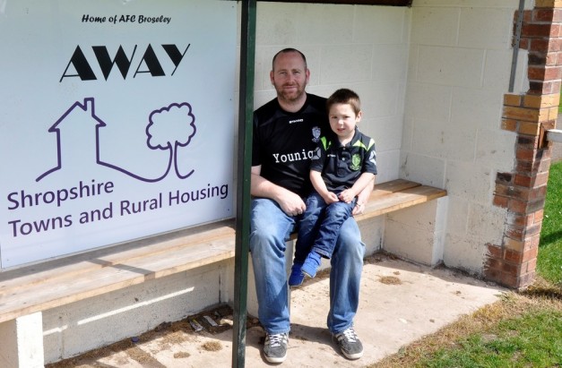 AFC Broseley dugout