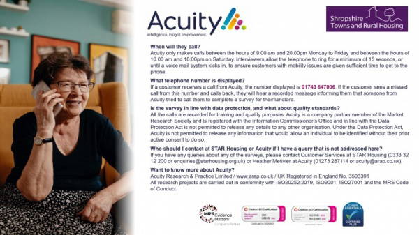 Customer satisfaction survey details please contact for further information 0333 32 12 200