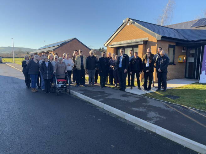 Celebration Marks Completion of New Affordable Homes in Weston Rhyn